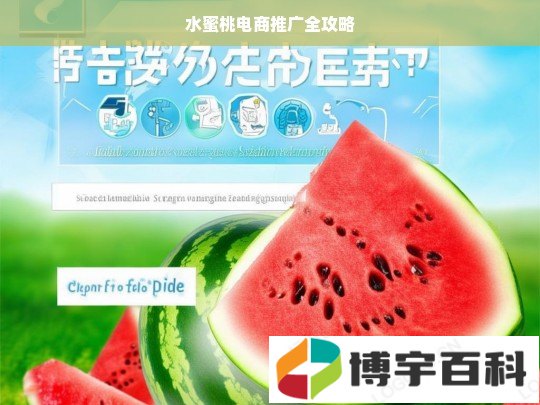 水蜜桃电商推广全攻略