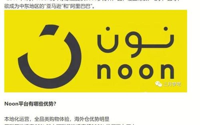 noon中东[dōng]电商平台、noon中东电商平台怎么注册