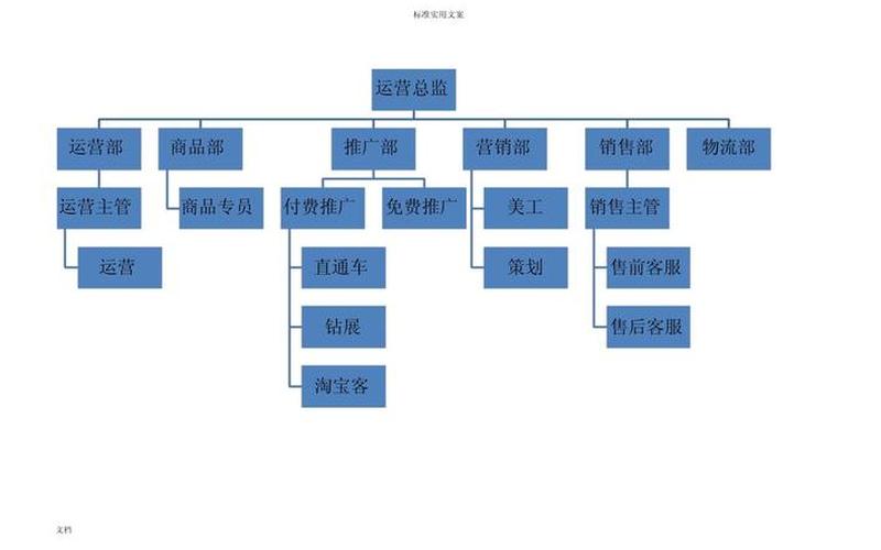 电商公司架构图及岗位职责-电商公司框架结构图及职责