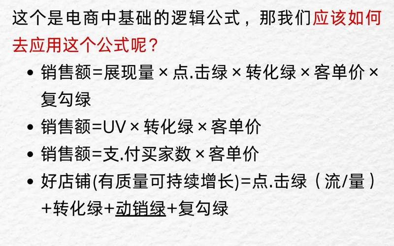 有关电商运营的一些名词-电商运营各种名词和公式