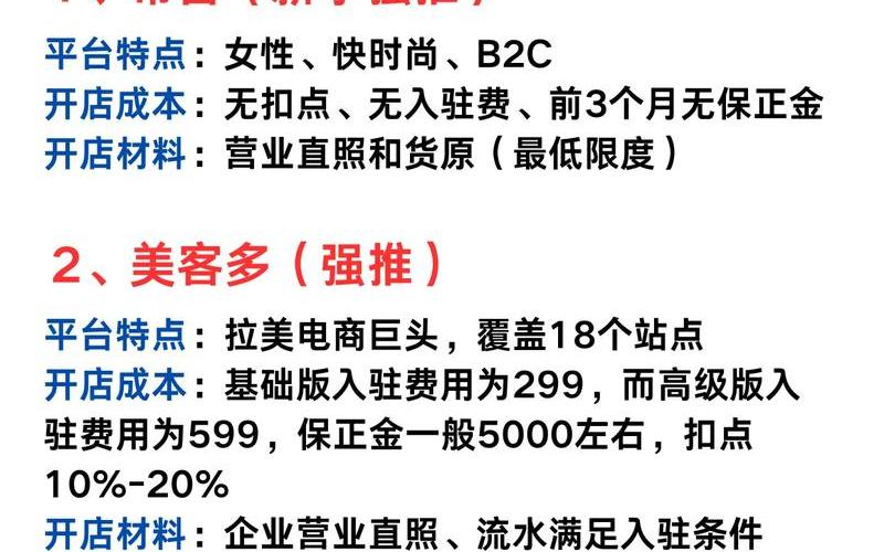 跨境电商平台哪些是免费入驻_跨境电商平台 免费